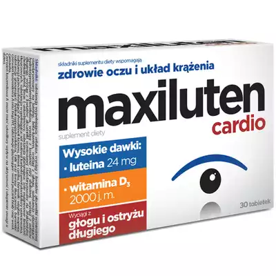 MAXILUTEN D3, suplement na zdrowe oczy, 30 tabletek (1)