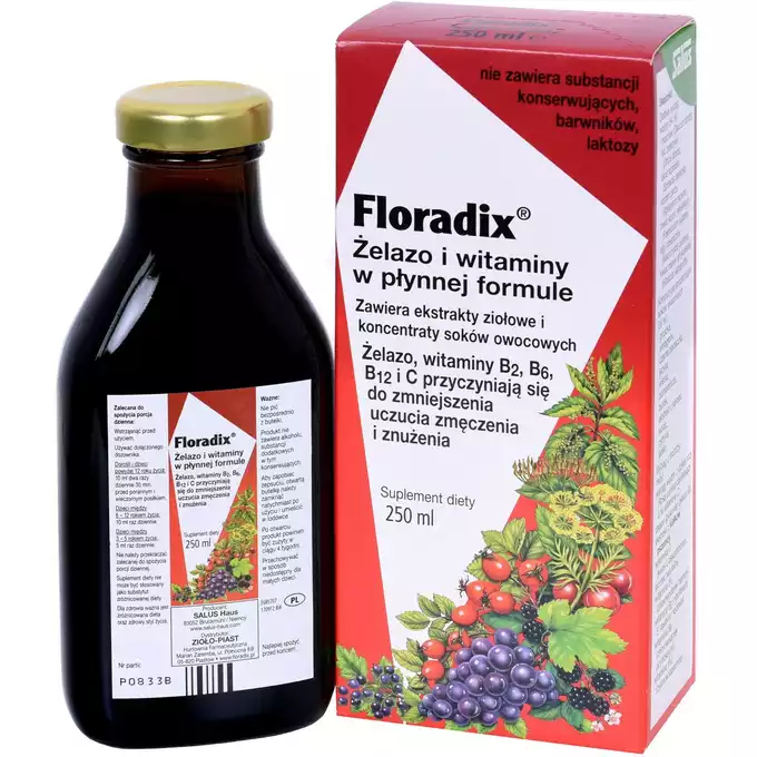 Floradix żelazo i witaminy płyn 500 ml (1)