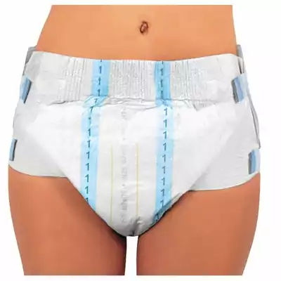 SUPER SENI pieluchomajtki dla dorosłych na rzepy, rozmiar S,  obwód 55-80 cm, 10 sztuk (1)