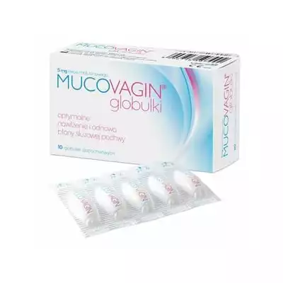 Mucovagin, globulki dopochwowe, 10 szt