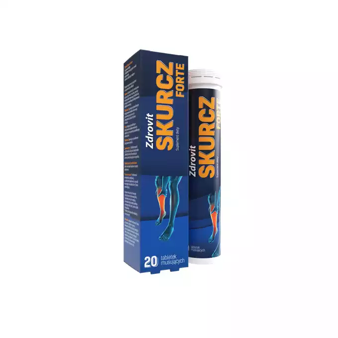 ZDROVIT SKURCZ FORTE, tabletki musujące, 20 tabletek 