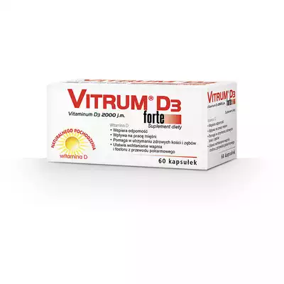 VITRUM D3 FORTE, kapsułki, 120 sztuk (1)