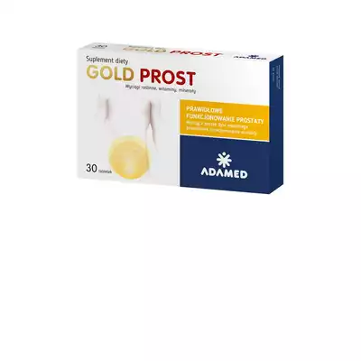GOLD PROST, tabletki, prawidłowe funkcjonowanie prostaty, 60 sztuk (1)