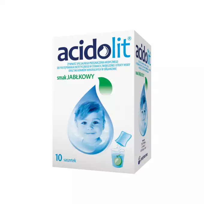 ACIDOLIT® BEZSMAKOWY, proszek dla niemowląt, 10 saszetek x 4,35 g (1)
