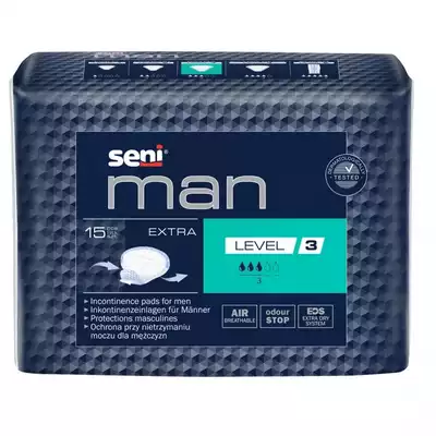 SENI MAN EKSTRA, wkładki urologiczne dla mężczyzn, Level 3