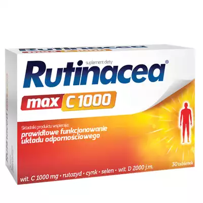 RUTINACEA MAX C1000, tabletki, 30 szt.
