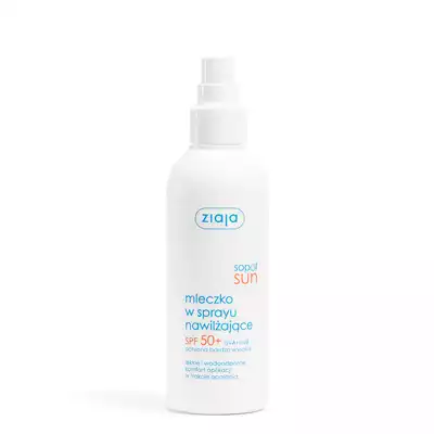 Ziaja Sopot Sun, mleczko w sprayu nawilżające, SPF 50+, 170 ml
