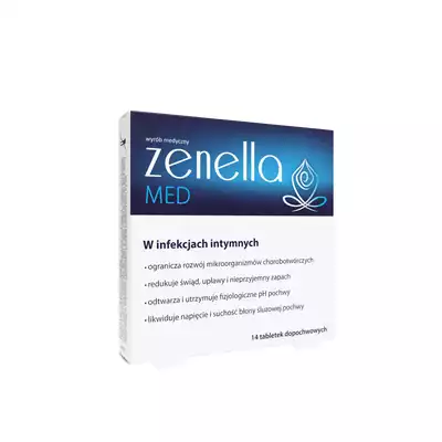 ZENELLA MED, tabletki dopochwowe, 14 szt