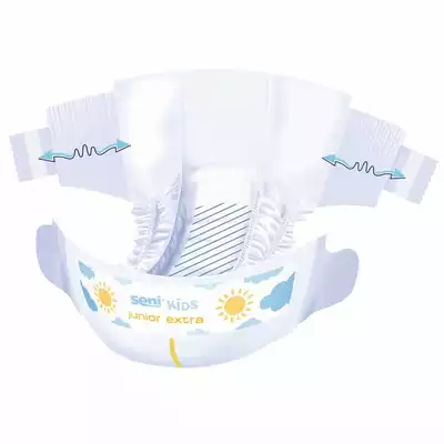 SUPER SENI PLUS pieluchomajtki dla dorosłych na rzepy, rozmiar S, obwód 55-80 cm, 30 sztuk (1)