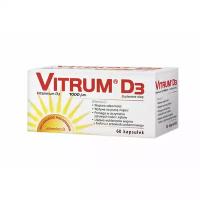 VITRUM D3, kapsułki, 120 sztuk (1)