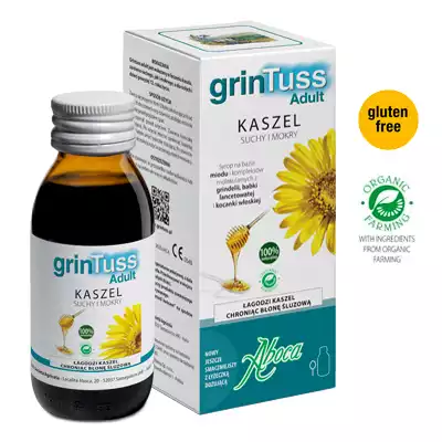 GRINTUSS PEDIATRIC, Syrop dla dzieci na kaszel suchy i mokry, 210 g (1)