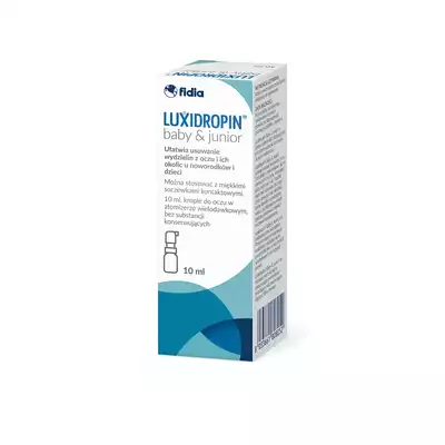 LUXIDROPIN BABY &amp; JUNIOR, krople do oczu, 10 ml