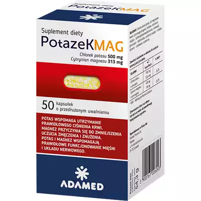 POTAZEK MAX, wsparcie układu nerwowego, kapsułki o przedłużonym uwalnianiu, 50 szt (1)