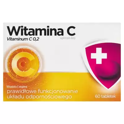 WITAMINA C, 200 mg, drażetki, 60 szt.