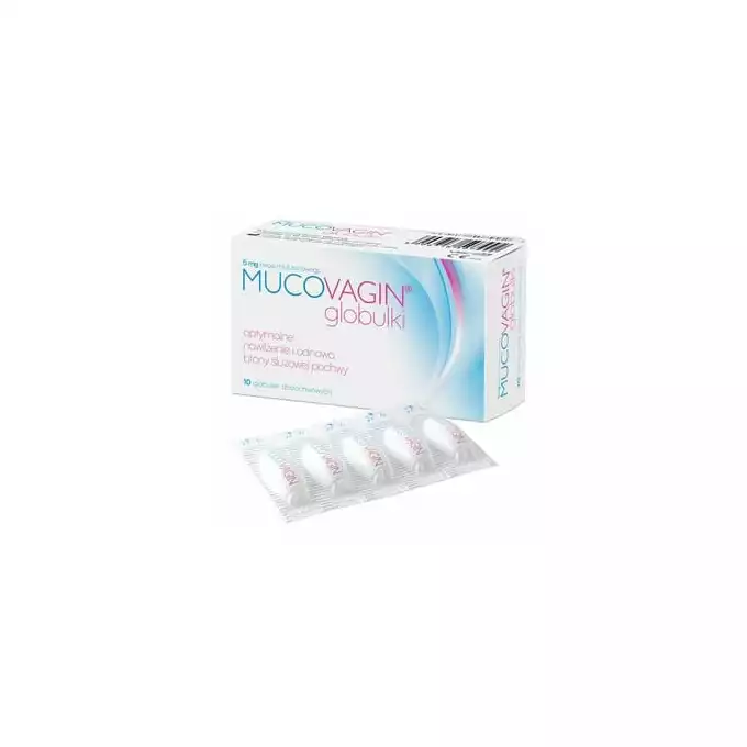 Mucovagin, globulki dopochwowe, 10 szt
