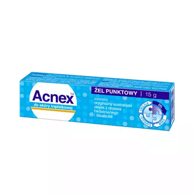 ACNEX,żel punktowy do skóry trądzikowej, 15 g