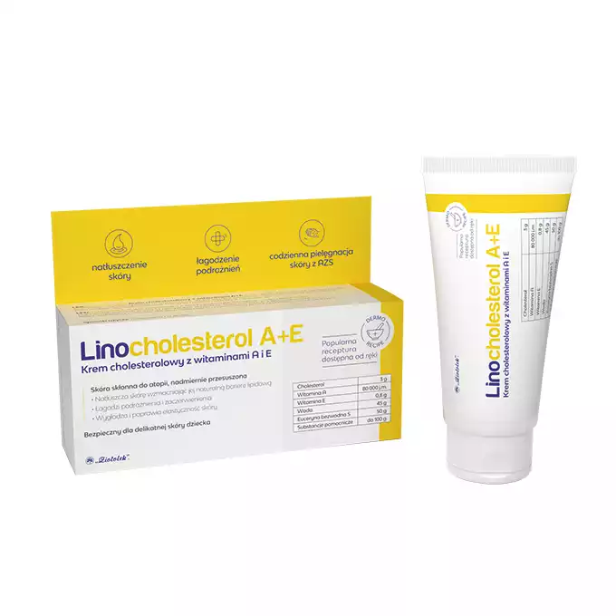 LINOCHOLESTEROL  A+E, krem cholesterolowy z wit. A i E, 50 g