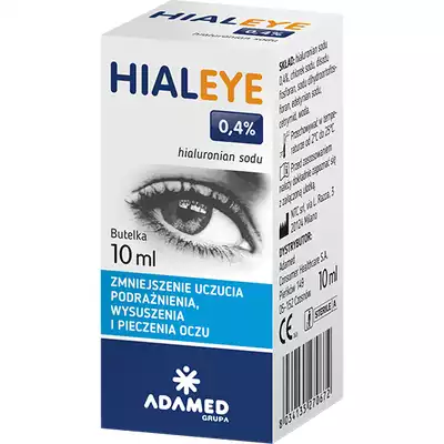 HIALEYE 0,4%, nawilżające krople do oczu, 10 ml