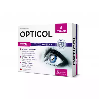 OPTICOL TOTAL, tabletki powlekane, 30 szt.