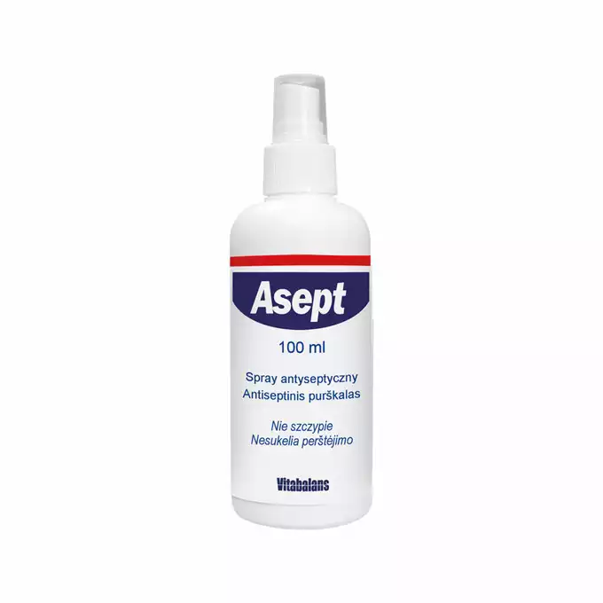 ASEPT, spray do dezynfekcji skóry, 100 ml