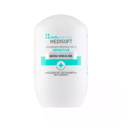 ANIDA MEDISOFT, dezodorant mineralny roll-on, 50 ml