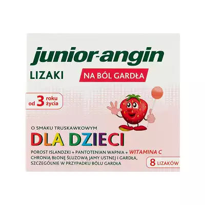 JUNIOR-ANGIN  4+, tabletki do ssania,,  36 sztuk (1)