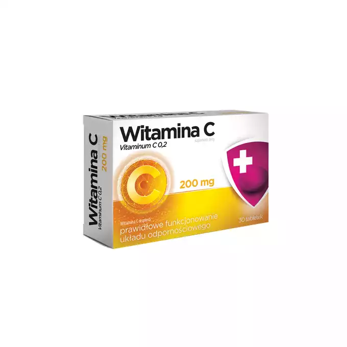 WITAMINA C, 200 mg, drażetki, 30 szt.