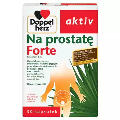 DOPPELHERZ AKTIV NA PROSTATĘ FORTE, kapsułki, 30 szt. (1)