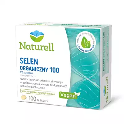 NATURELL SELEN ORGANICZNY 100, tabletki, 100 szt.