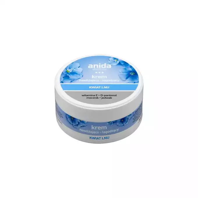 ANIDA, krem nawilżająco-łagodzący, kwiat lnu, 125 ml