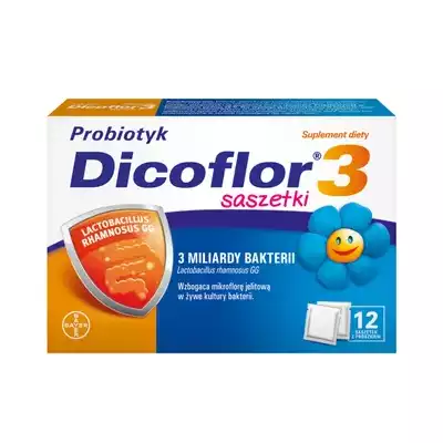 DICOFLOR 3 , proszek do sporządzania roztworu, 12 szt.