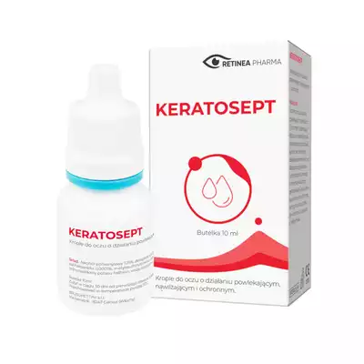 KERATOSEPT, krople do oczu, 10 ml (butelka z zakraplaczem)
