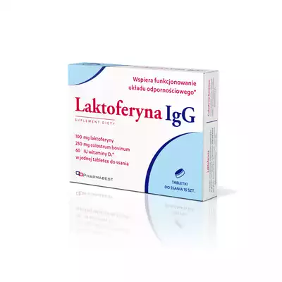 LAKTOFERYNA IGG, tabletki do ssania, 15 szt.