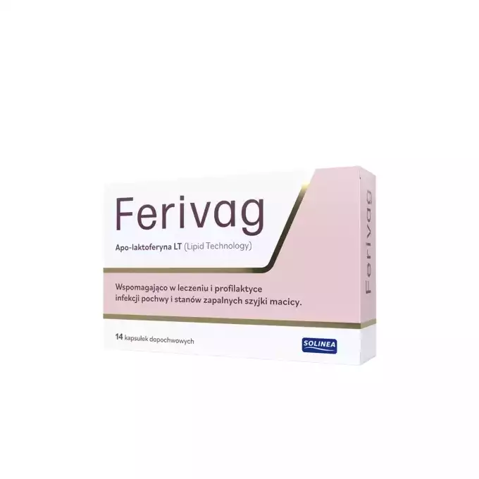 FERIVAG, kapsułki dopochwowe, 14kaps.