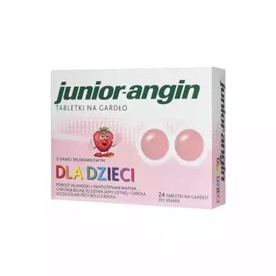 JUNIOR-ANGIN  4+, tabletki do ssania,,  36 sztuk (1)