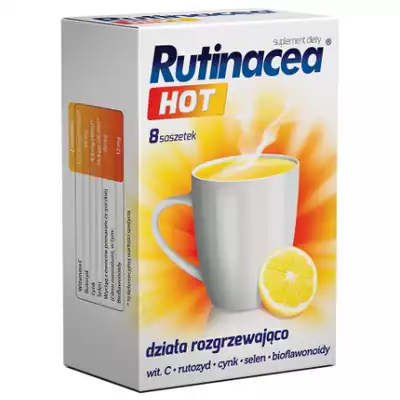 RUTINACEA HOT, proszek, 8 sasz.