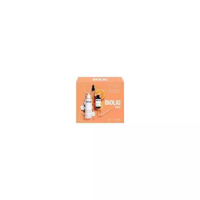 BIOLIQ PRO ZESTAW, mleczko micelarne 135 ml, serum z witaminą C, 20 ml, 1 zestaw