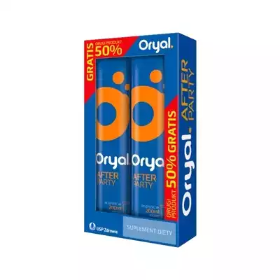 ORYAL AFTER PARTY, tabletki musujące, 36 szt.