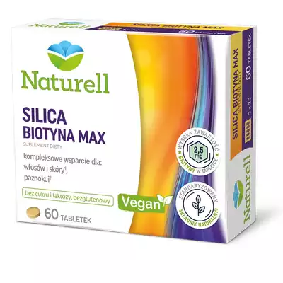NATURELL SILICA BIOTYNA MAX, tabletki, 60 szt.