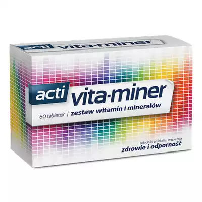 ACTI VITA-MINER SENIOR D3, tabletki, 60 sztuk (1)