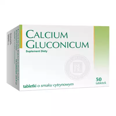CALCIUM GLUCONICUM SM. CYTRYN. TABL.POWL. - 50 tabl.