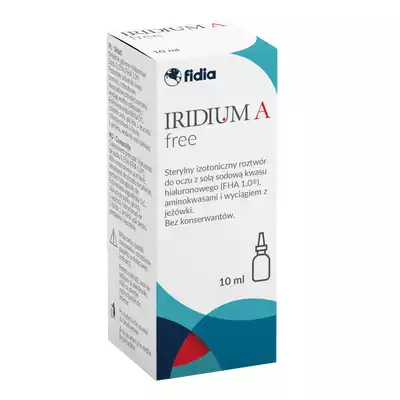 IRIDIUM A FREE, krople do oczu, 10 ml