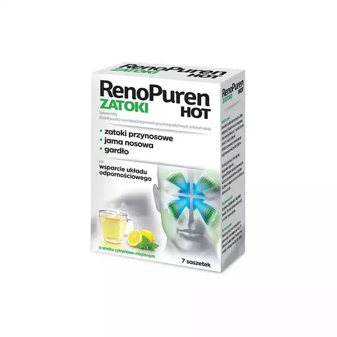 RENOPUREN ZATOKI HOT, saszetki, 7 szt.