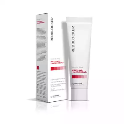 REDBLOCKER, krem do skóry naczynkowej, na dzień, 50 ml