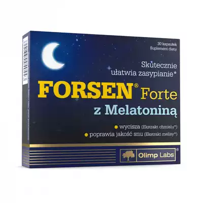 FORSEN FORTE Z MELATONINĄ, kapsułki, 30 szt.
