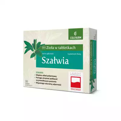 SZAŁWIA, tabletki powlekane, 30 szt.