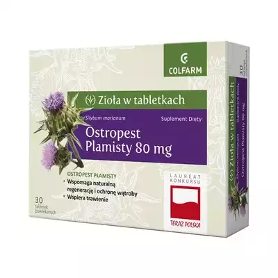 OSTROPEST PLAMISTY, 80 mg, tabletki, 30 szt.