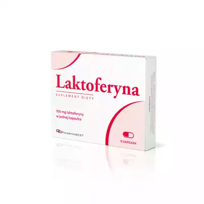LAKTOFERYNA, kapsułki 0,1 g, 15 szt.
