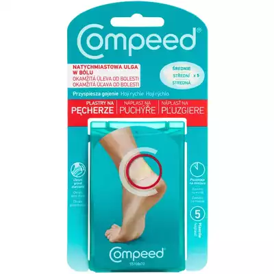 COMPEED PLASRY NA PĘCHERZE, średnie, 5 szt.