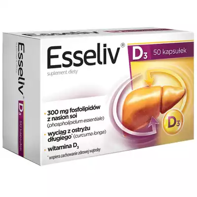 ESSELIV D3, kapsułki, 50 szt.